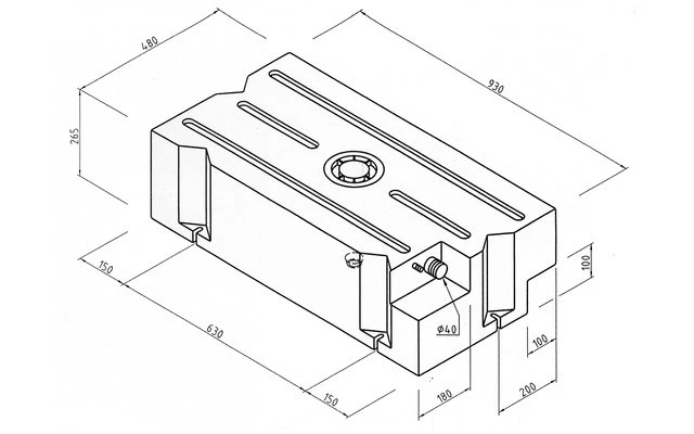 Wassertank 100 Liter 1 Wassertank 100 Liter
