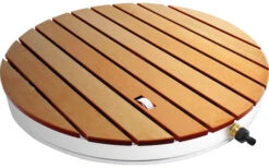 Breuer Fontana Gartendusche / Bodendusche Holz Rund