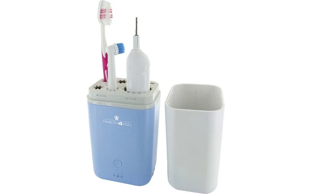 Schwaiger UV-Zahnbürstensterilisator Blau 2 Schwaiger UV-Zahnbürstensterilisator Blau – Bild 2