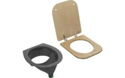 TROBOLO Trenntoiletten Einsatz Grau Und Toilettensitz