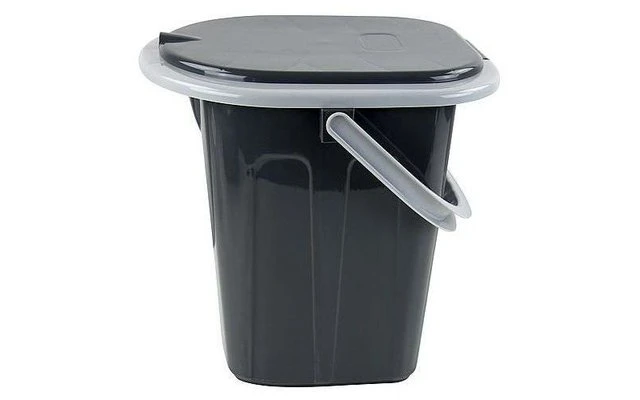 Bo-Camp Tragbare Quadratische Toilette 30 X 41 X 45 Cm Grau 2 Bo-Camp Tragbare Quadratische Toilette 30 X 41 X 45 Cm Grau – Bild 2