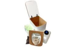 BoKlo Emmy Trockentrenntoilette S Anthrazit 5 Liter 33 Cm -Freiraum Sanitar Geschaft 655986 4557258