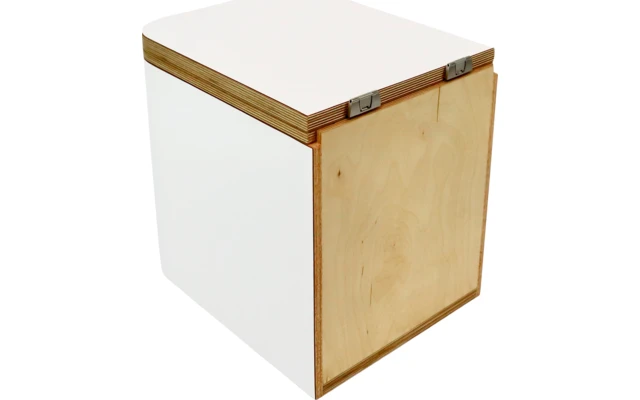 TRELINO Timber Trenntoilette M Weiß 4 TRELINO Timber Trenntoilette M Weiß – Bild 4