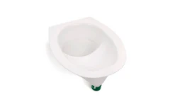 TROBOLO Do It Yourself Set 5 Teilig Für Den Eigenbau Der Trenntoilette Mit Toilettensitz 11 Liter Weiß